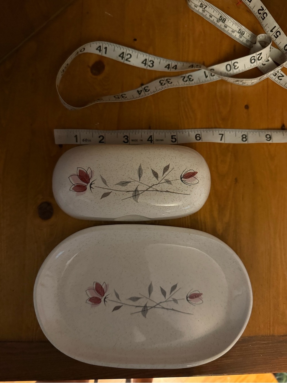 Vintage GH Duet Covered Butter Dish Mid-Century Modern MCM 1950s
